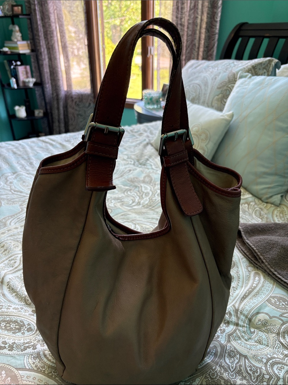 Vintage Merci Marie Leather Hobo